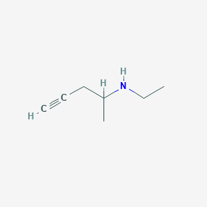 Ethyl(pent-4-yn-2-yl)amine