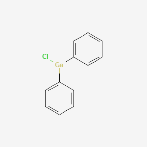 molecular formula C12H10ClGa B13151985 Chloro(diphenyl)gallane CAS No. 1079-63-6