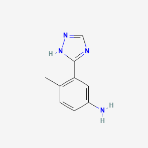 4-Methyl-3-(1H-1,2,4-triazol-3-YL)aniline