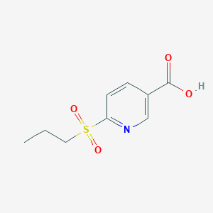 6-(Propane-1-sulfonyl)pyridine-3-carboxylic acid