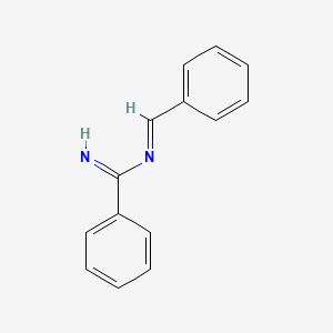 N-[(E)-Phenylmethylidene]benzenecarboximidamide