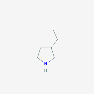 molecular formula C6H13N B1315203 3-乙基吡咯烷 CAS No. 7699-52-7