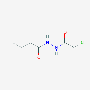 B1315205 N'-(2-chloroacetyl)butanohydrazide CAS No. 38090-73-2