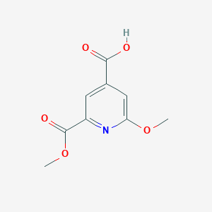 2-Methoxy-6-(methoxycarbonyl)isonicotinic acid