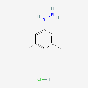 molecular formula C8H13ClN2 B1315206 3,5-Dimethylphenylhydrazine hydrochloride CAS No. 60481-36-9