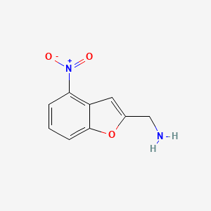 (4-Nitrobenzofuran-2-yl)methanamine