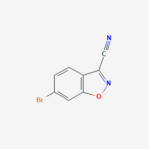 6-Bromobenzo[d]isoxazole-3-carbonitrile