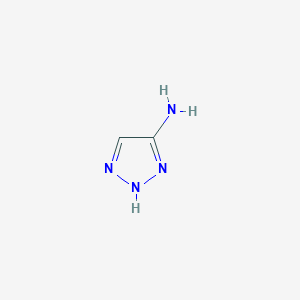 molecular formula C2H4N4 B1315214 1H-1,2,3-三唑-4-胺 CAS No. 30132-90-2