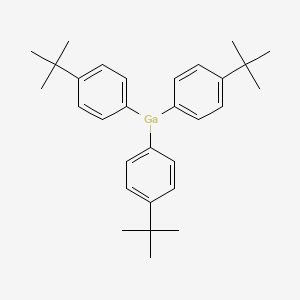 molecular formula C30H39Ga B13152214 Tris(4-tert-butylphenyl)gallane CAS No. 58447-98-6