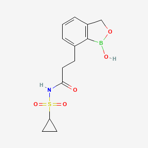 N-(cyclopropylsulfonyl)-3-(1-hydroxy-1,3-dihydrobenzo[c][1,2]oxaborol-7-yl)propanamide