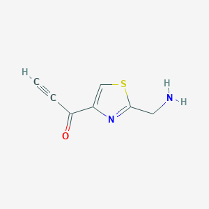 1-[2-(Aminomethyl)-1,3-thiazol-4-yl]prop-2-yn-1-one