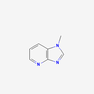 molecular formula C7H7N3 B1315228 1-甲基-1H-咪唑并[4,5-b]吡啶 CAS No. 39998-52-2