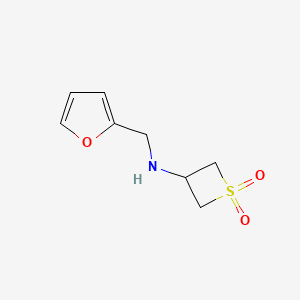 3-{[(Furan-2-yl)methyl]amino}-1lambda6-thietane-1,1-dione