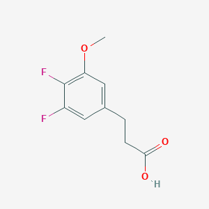 molecular formula C10H10F2O3 B13152308 3-(3,4-Difluoro-5-methoxyphenyl)propanoic acid CAS No. 881190-53-0