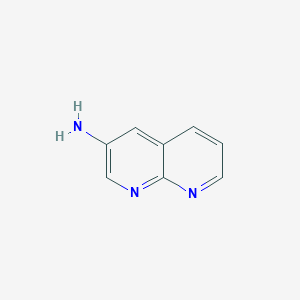 molecular formula C8H7N3 B1315231 1,8-萘啶-3-胺 CAS No. 61323-19-1