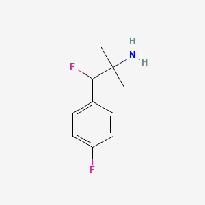 1-Fluoro-1-(4-fluorophenyl)-2-methylpropan-2-amine