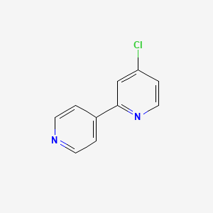 molecular formula C10H7ClN2 B13152483 4-Chloro-2,4'-bipyridine 