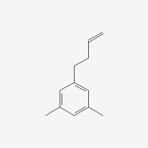 molecular formula C12H16 B1315250 4-(3,5-二甲基苯基)-1-丁烯 CAS No. 77446-28-7