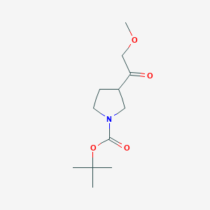 tert-Butyl 3-(2-methoxyacetyl)pyrrolidine-1-carboxylate