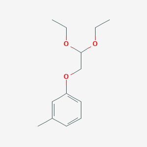 molecular formula C13H20O3 B1315255 1-(2,2-二乙氧基乙氧基)-3-甲基苯 CAS No. 58042-45-8