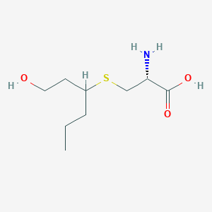 (2R)-2-amino-3-(1-hydroxyhexan-3-ylsulfanyl)propanoic acid