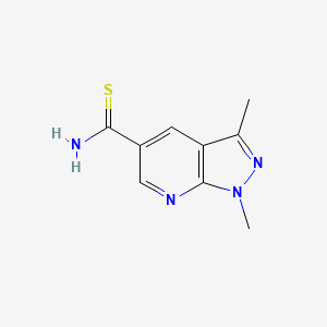 1,3-dimethyl-1H-pyrazolo[3,4-b]pyridine-5-carbothioamide