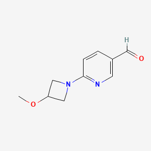 6-(3-Methoxyazetidin-1-yl)pyridine-3-carbaldehyde