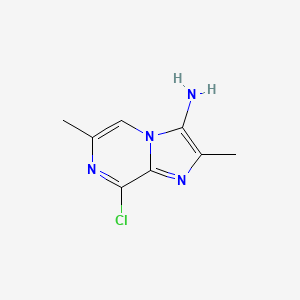 8-Chloro-2,6-dimethylimidazo[1,2-a]pyrazin-3-amine