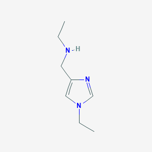 Ethyl[(1-ethyl-1H-imidazol-4-yl)methyl]amine