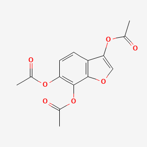 3,6,7-Benzofurantriol, triacetate