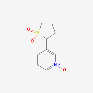 3-(1,1-Dioxo-1$l^{6}-thiolan-2-yl)pyridin-1-ium-1-olate