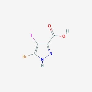 5-Bromo-4-iodo-1H-pyrazole-3-carboxylic acid