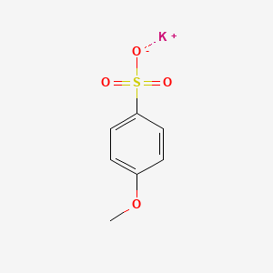 molecular formula C7H7KO4S B13152687 Potassium4-methoxybenzenesulfonate 