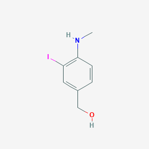 (3-Iodo-4-(methylamino)phenyl)methanol