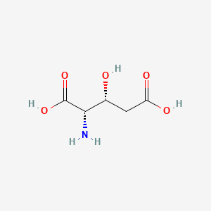 molecular formula C5H9NO5 B13152767 (R)-3-hydroxy-L-glutamic acid CAS No. 6208-98-6