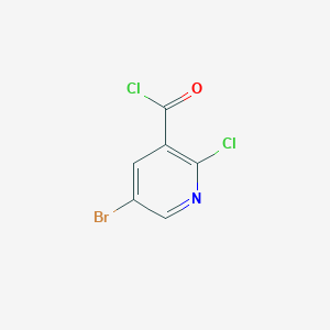 molecular formula C6H2BrCl2NO B1315279 5-溴-2-氯-3-吡啶甲酰氯 CAS No. 78686-86-9