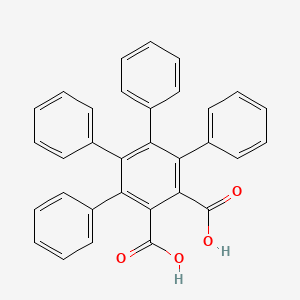 molecular formula C32H22O4 B13152792 3,4,5,6-tetraphenylphthalic Acid CAS No. 27873-89-8