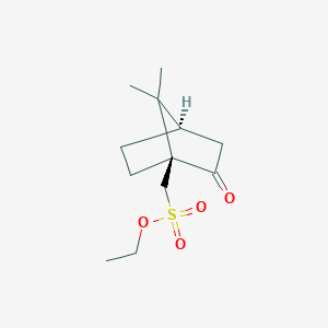 Ethyl ((1S,4R)-7,7-dimethyl-2-oxobicyclo[2.2.1]heptan-1-yl)methanesulfonate