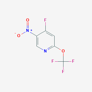 4-Fluoro-5-nitro-2-(trifluoromethoxy)pyridine