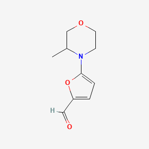 5-(3-Methylmorpholin-4-yl)furan-2-carbaldehyde