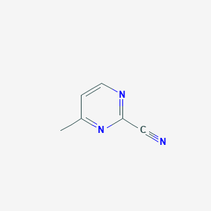 molecular formula C6H5N3 B1315288 4-Methylpyrimidine-2-carbonitrile CAS No. 77768-02-6