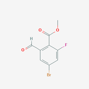 Methyl 4-bromo-2-fluoro-6-formylbenzoate