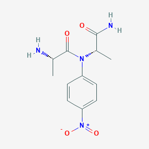 (2S)-2-amino-N-[(2S)-1-amino-1-oxopropan-2-yl]-N-(4-nitrophenyl)propanamide