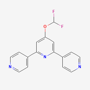 4-(difluoromethoxy)-2,6-dipyridin-4-ylpyridine