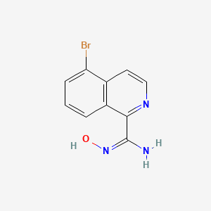 (E)-5-Bromo-N'-hydroxyisoquinoline-1-carboximidamide