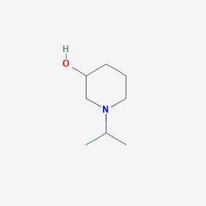 molecular formula C8H17NO B1315295 1-异丙基哌啶-3-醇 CAS No. 3554-62-9