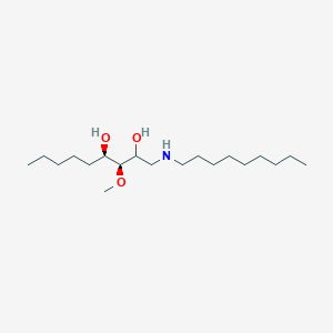 molecular formula C19H41NO3 B13152967 (3S,4R)-3-methoxy-1-(nonylamino)nonane-2,4-diol CAS No. 915951-45-0