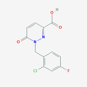 1-(2-Chloro-4-fluorobenzyl)-6-oxo-1,6-dihydropyridazine-3-carboxylic acid