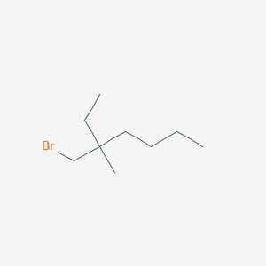 molecular formula C9H19Br B13153004 3-(Bromomethyl)-3-methylheptane 