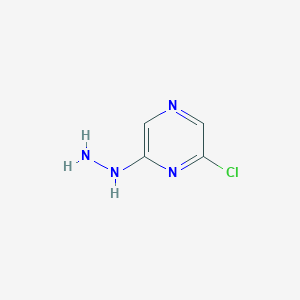molecular formula C4H5ClN4 B1315301 2-氯-6-肼基吡嗪 CAS No. 63286-29-3